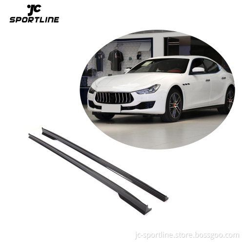 JCSportline Pre-preg Carbon Fiber Side Skirts for Maserati Ghibli Sedan 4-Door 2014-2021